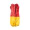 Gloves Pvc Coat Red Open Cuff 60cm Std Shoulder L G016-5