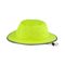 Hat Bush Hat With Lined Reflective Tape Lime H008