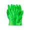 Gloves Pvc Reinforced Hi-vis Green 27cm G094