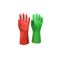 Gloves Pvc Reinforced Hi-vis Red/green 27cm G091