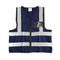 Vests PIONEER Reflective Zip Id Pocket Navy Med Vd13