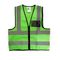 Vests PIONEER Reflective Zip Id Pocket Green Xl Vd18