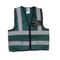 Vests PIONEER Reflective Zip Id Pocket Dark Green Lrg Vo34
