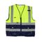 Vests PIONEER Signaling With Zip Id Pocket Lime/navy Sml Vo3