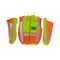 Jacket Metro Reflective Detach Sleeve Orge/lime Med Vo30