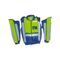 Jacket Metro Reflective Detach Sleeve Navy/lime Xl Vo39