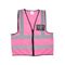 Vests PIONEER Refl Zip Id Pocket Pink X/l V020