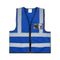 Vests PIONEER Refl Zip Id Pocket R/blue Sml Vo22