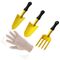 Hand Toolset Gardening 3pce With Gloves