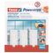 TESA Powerstrips Hooks Small Rectangular Classic 3 Hooks/ 4 Strips White (ip 6)