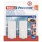 TESA Powerstrips Hooks Large Rectangular Classic 2 Hooks/ 4 Strips White (ip 6)