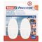 TESA Powerstrips Hooks Large Oval 2 Hooks/ 4 Strips White (ip 6)