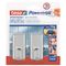 TESA Powerstrips Hooks Large Rectangular Classic 2 Hooks/ 4 Strips Chrome (ip 6)