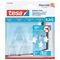 TESA Adhesive Hooks- Transparent Surface Small 5 Hooks (ip 10)