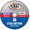 RUWAG 230mm Steel Abrasive Cutting Disc (25/box) /ea