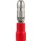 RUWAG Pre-ins Bullet Terminal Male Red 4mm (8)