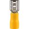 RUWAG Pre-ins Female Disconnect Yellow 6.3mm (8)