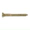 RUWAG Wood Screw Brass Plated 4x40mm (10)