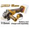 INGCO 20v Ps+ C/l Grinder 115mm B/less Dm Swtch