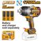 20v Ps+ C/l B/l Impact Wrench 3/4 No B/c Box