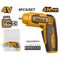 INGCO S/driver Cordless 4v & 8pc Bit & Holder