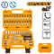 Socket Set 1/4 45pc 4-14mm Bmc