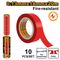 INGCO Tape Insul 20mx18x0.13mm Red P/10
