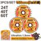INGCO Blade Tct Wood U/thin 165x24t 40t 60t 3pc