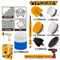 INGCO 20v Ps+ Acc Brush Clean Set Med 11pc