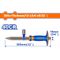 WADFOW Chisel Concrete 40cr 4x19x305mm