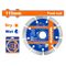 WADFOW Disc Diamond F/cut W/d 115mm