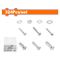 WADFOW Screw & Hex Nut Acc Set 4-6mm 324pcs
