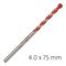 ALPEN Profi Multicut Drill Bit 4.0mmx75mm