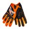 TORK CRAFT Limited Edit. Small Racing Glove Orange Syn. Leather