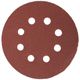 TORK CRAFT Sanding Disc 125mm 80 Grit With Holes 10/pk Hook And Loop