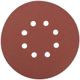 TORK CRAFT Sanding Disc 150mm 120 Grit With Holes 10/pk Hook And Loop