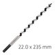 ALPEN Wood Auger Drill Bit 22 X 235mm