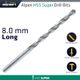 ALPEN Hss Super Drill Bit Long 8 X 165mm Pouch