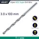 ALPEN Hss Drill Bit Long 3 X 100mm Bulk