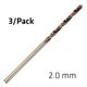 ALPEN Hss Sprint Master 2.0mm X3 Sleeved Din338 ALPEN Drill Bit