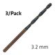 ALPEN Hss Sprint Master 3.2mm X3 Sleeved Din338 ALPEN Drill Bit