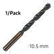 ALPEN Hss Sprint Master 10.5mm X1 Sleeved Din338 ALPEN Drill Bit