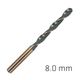 ALPEN Hss Sprint Master 8.0mm 10-pack Hang Tag Din 338 ALPEN Drill Bits