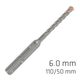 ALPEN Force X 6.0 X 110/050 Sds-plus Rebar Drill Bit X4 Cutting Edges