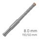 ALPEN Force X 8.0 X 110/050 Sds-plus Rebar Drill Bit X4 Cutting Edges