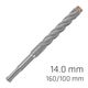 ALPEN Force X 14.0 X 160/100 Sds-plus Rebar Drill Bit X4 Cutting Edges