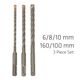 ALPEN Force X Sds Set 3 Pcs 6/8/10 Mm X 160