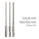 ALPEN Sds Plus F4 5 6 8 X160mm 3 Pce Set