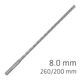 ALPEN Force X 8.0 X 260/200 Sds-plus Rebar Drill Bit X4 Cutting Edges