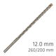 ALPEN Force X 12.0 X 260/200 Sds-plus Rebar Drill Bit X4 Cutting Edges